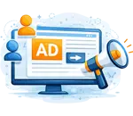 Digital Advertising Icon